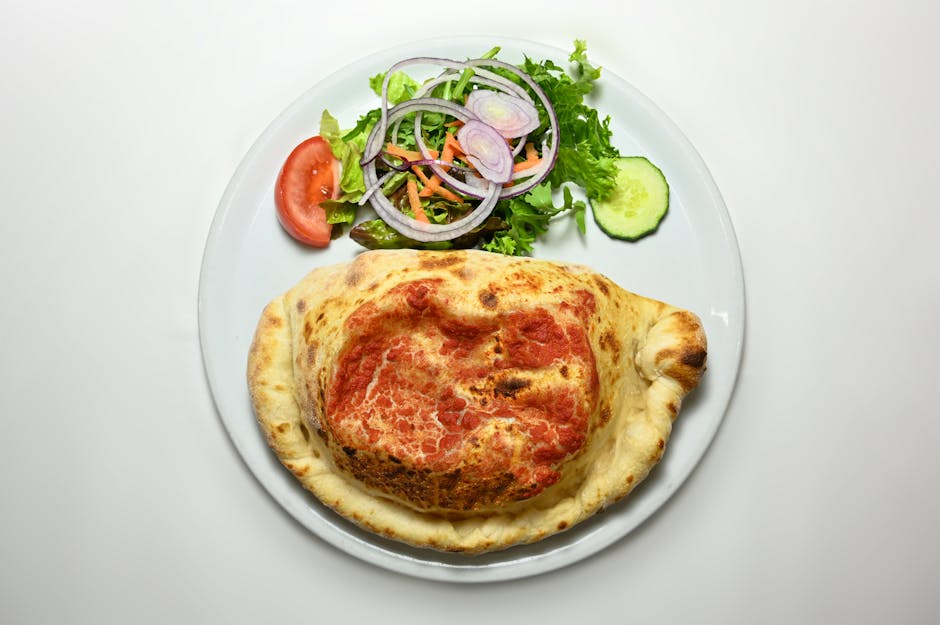Calzones med brokkolirabe og italiensk pølse
