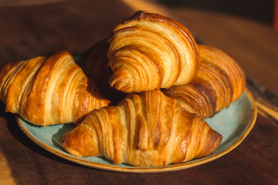 Klassiske franske croissanter