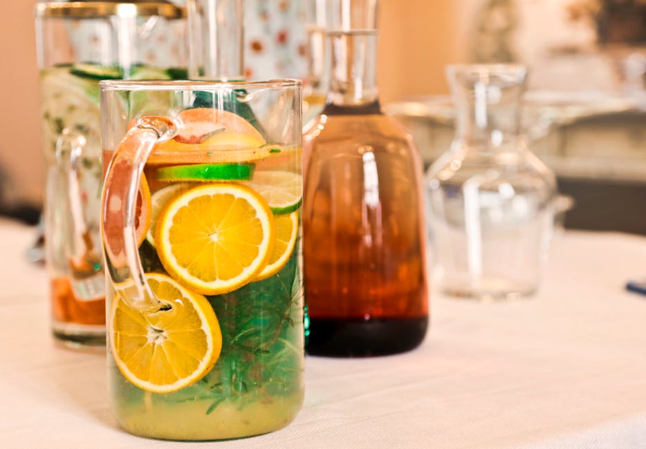 Forfriskende sommer-spritz med fruktjuice
