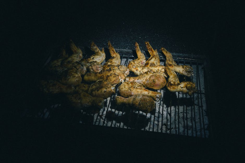 Grillet kylling med jerk-krydder og habanero-mynteglasur