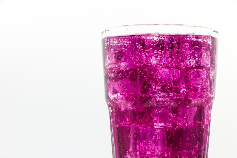 Forfriskende bringebærsoda