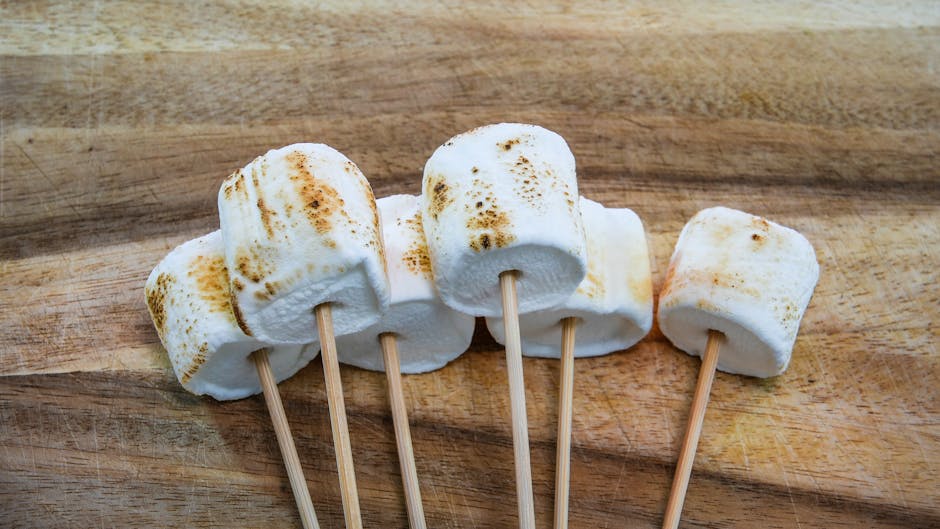 Ristede kokosmarshmallows