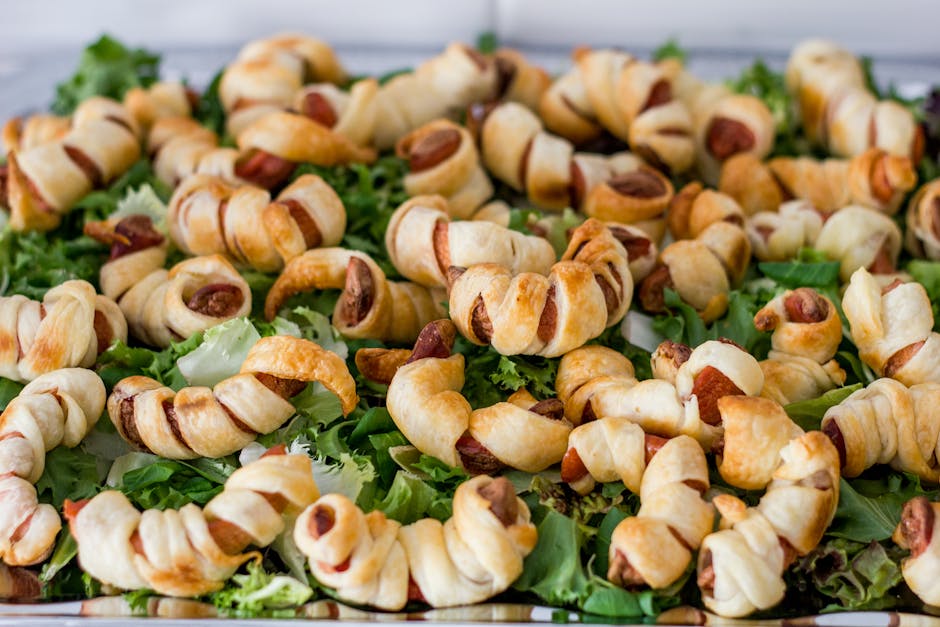 Kielbasa i butterdeig med surkål