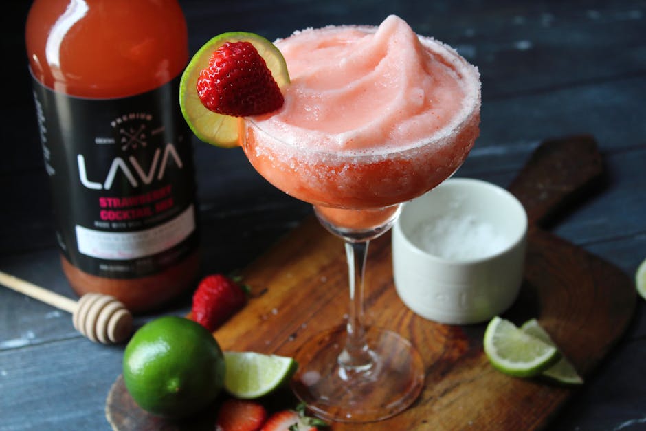 Lava Flow Cocktail