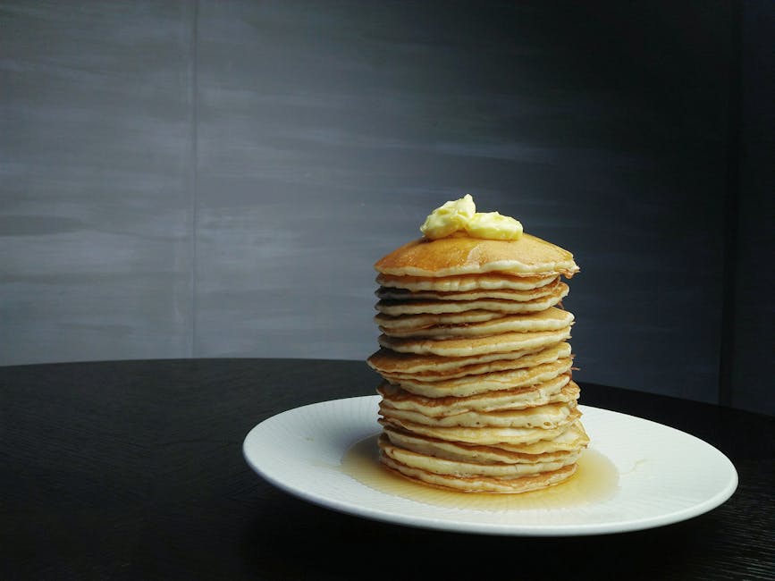 Maiskake-frokoststabler med lønnesmør