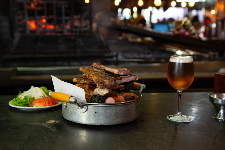 Øl- og grillribber for to