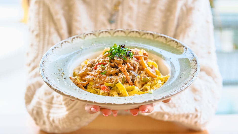 Pasta Primavera med italiensk kalkunpølse