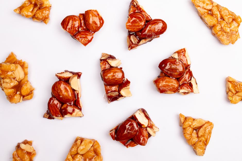 Røkt mandelkaramell (brittle)
