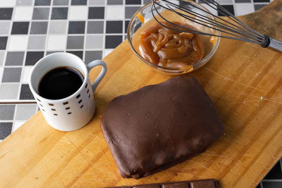 Brownies med salt karamellglasur
