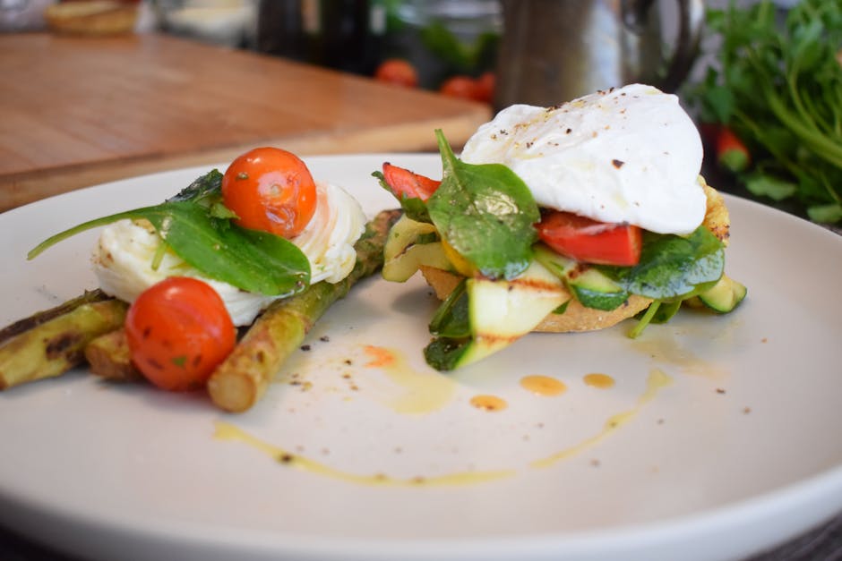 Asparges- og squashcrudi med Pecorino