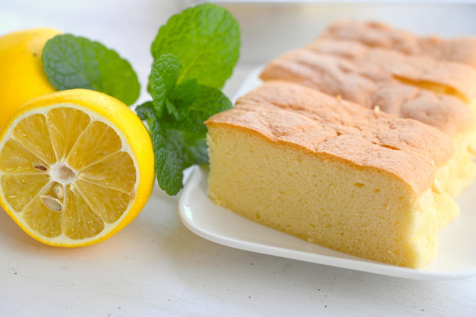 Saftig sitronyoghurtkake