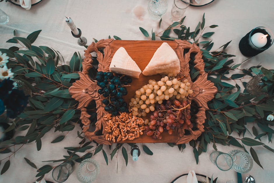 Bakt geitost i drueblader