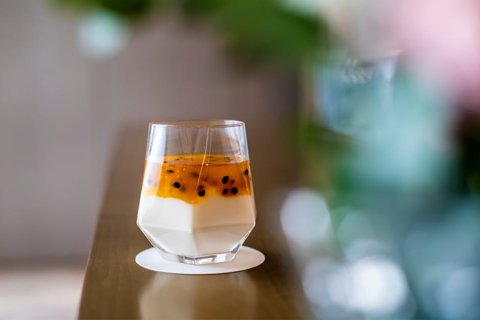 Pasjonsfrukt- og vodkasmoothie