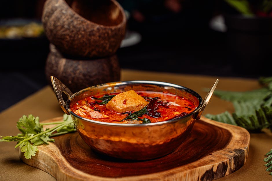 Krydret gresskar-currysaus