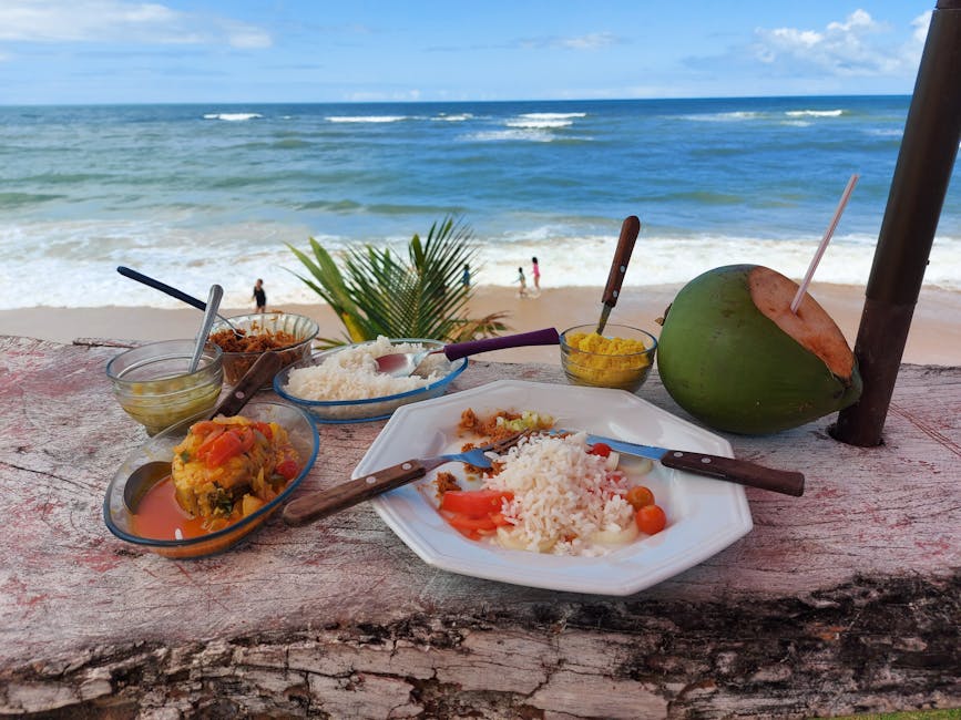 Karibisk bønner og ris med kokosmelk