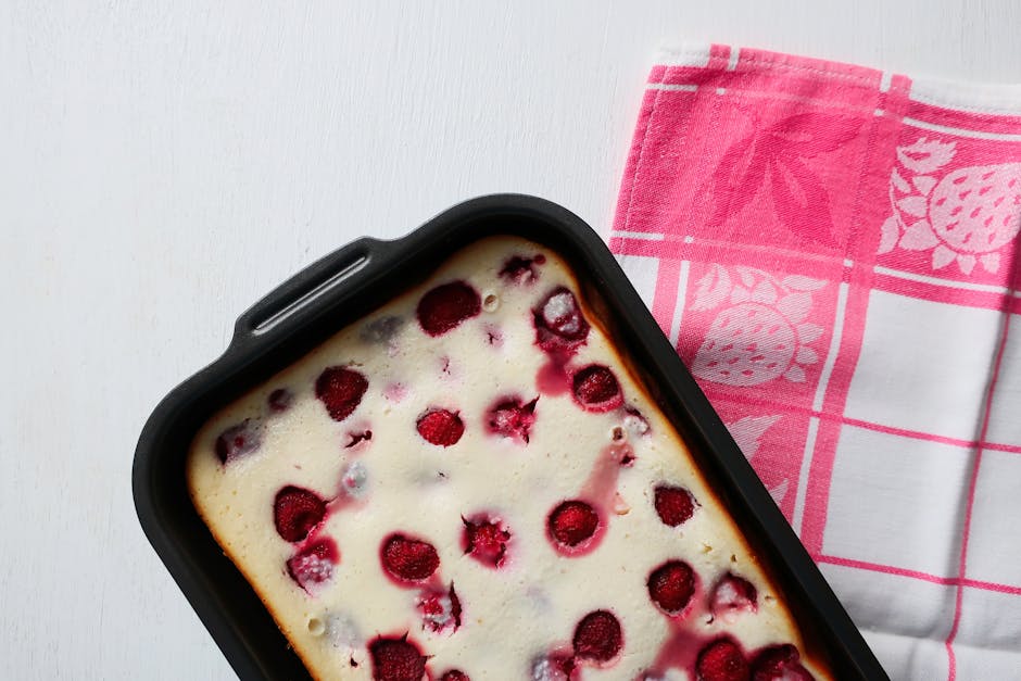 Opp-ned bærcrostada med mascarponekrem