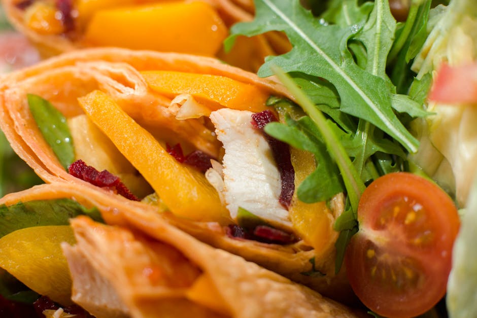 Mango chutney-kalkunwrap