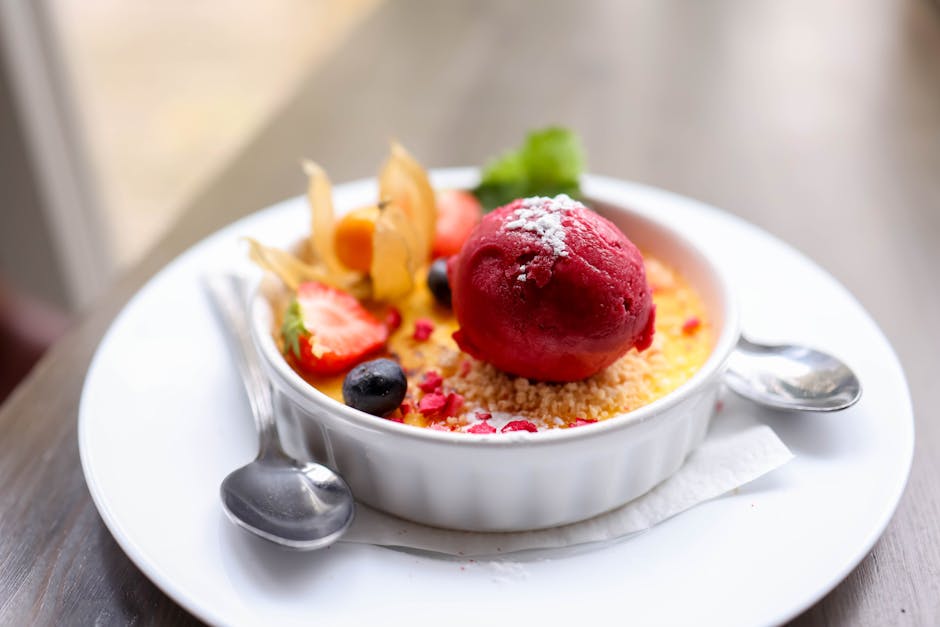 Frisk yoghurtsorbet