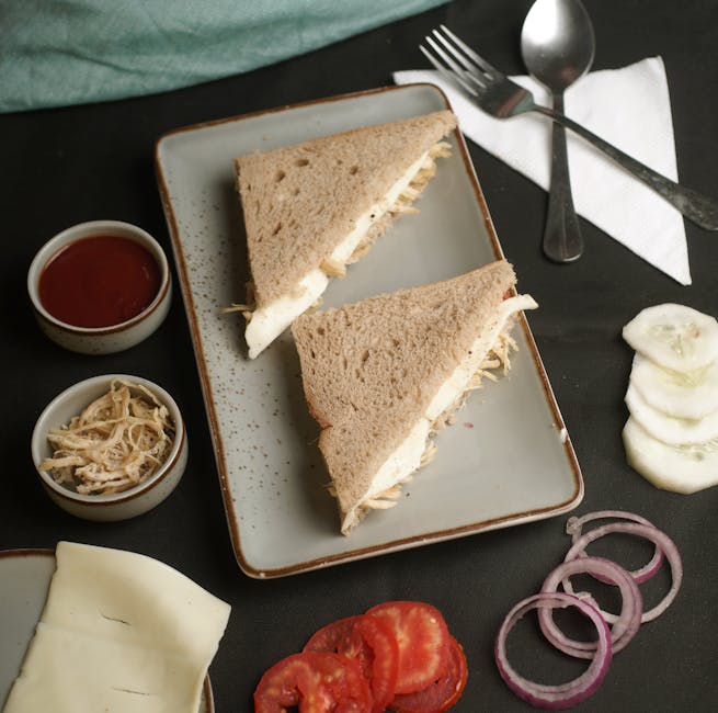 Enkel løksandwich med smør