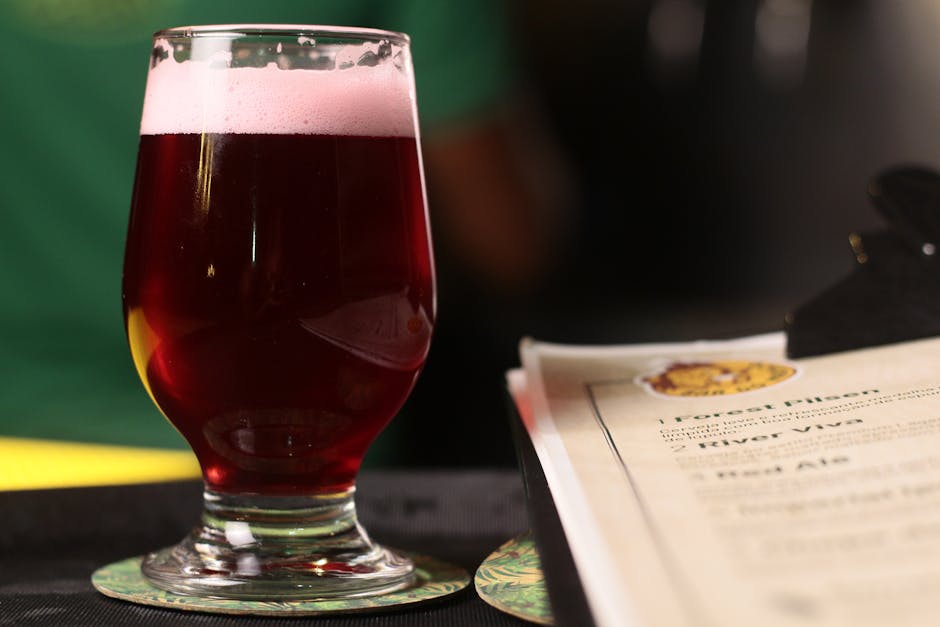 Krydret rød øl med tomat og oliven