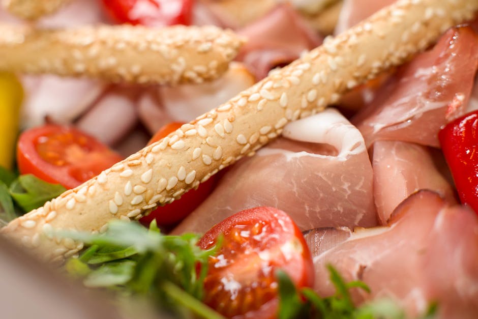 Prosciuttosalat på pinne