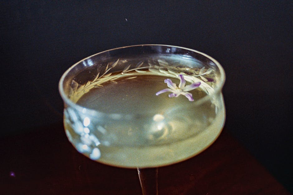 Plomme-sake cocktail