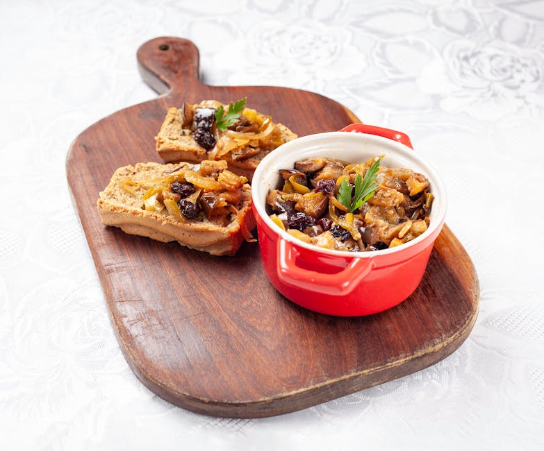 Velsmakende brødpudding med sopp og squash