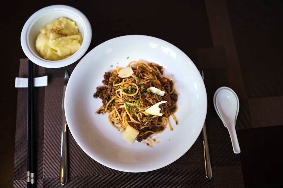 Spaghetti Western med kjøttsaus og bønner