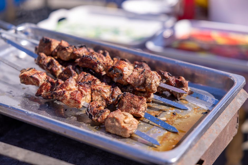 Brochetter av storfefilet med cascabel-chili (El Arrecife)