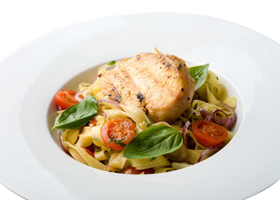 Grillet makohai med hjemmelaget pasta og tomatchutney