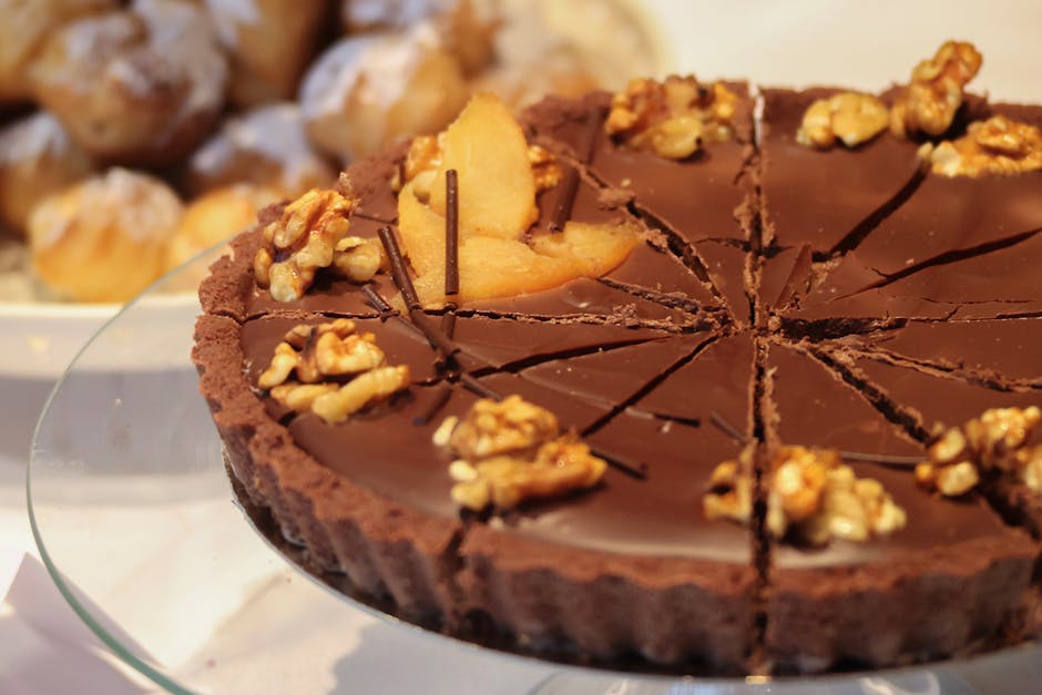 Gruyère-, vårløk- og valnøtttærte