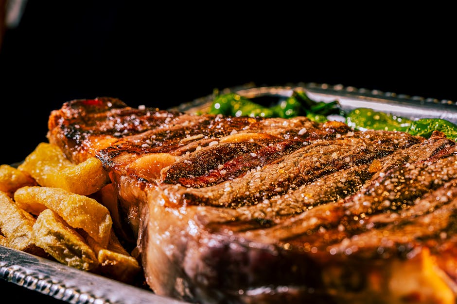 Spansk ribeye med sherryeddik-saus