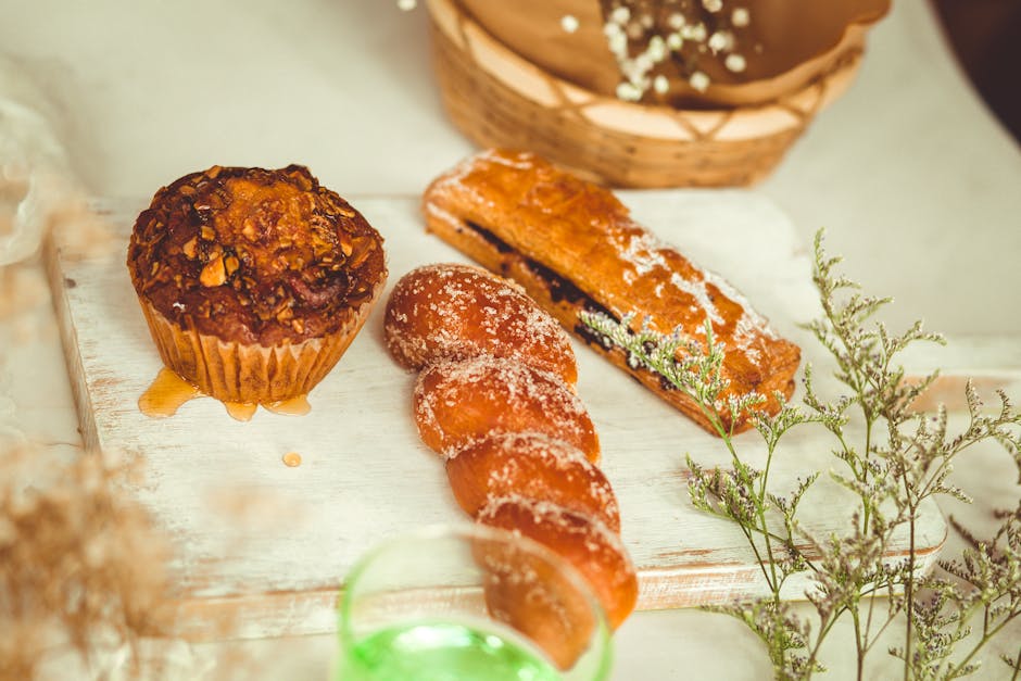 Saftige appelsinmuffins med marmeladeglasur