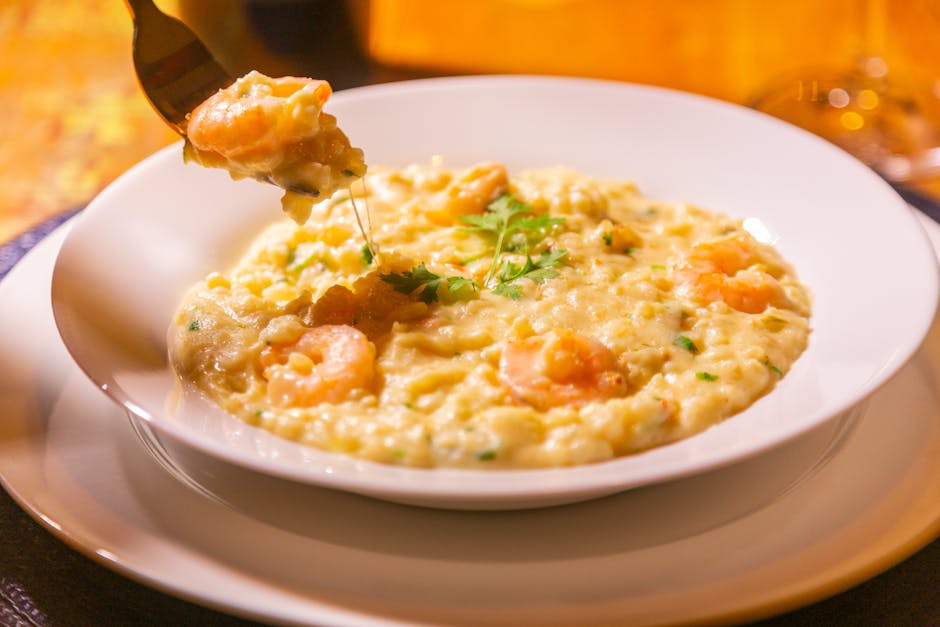 Kremet ostegrøt (Grits)