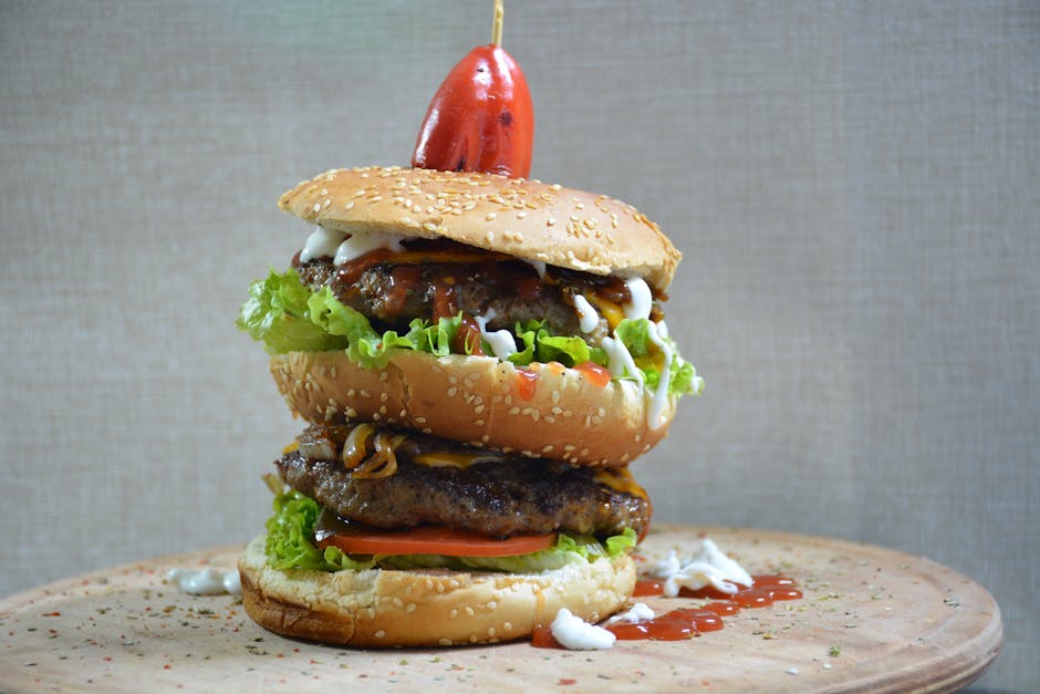 Inside Out-burger med Worcestershire-tomatketchup