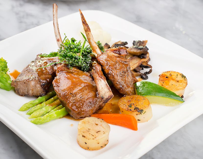 Lammebiffer med Madeira-saus