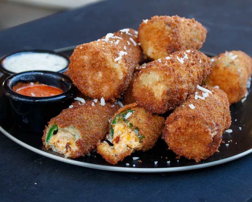 Jalapeño-poppers med ost og bacon
