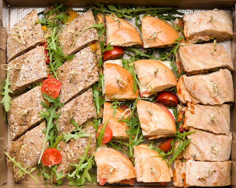 Engelske og italienske fingersandwicher