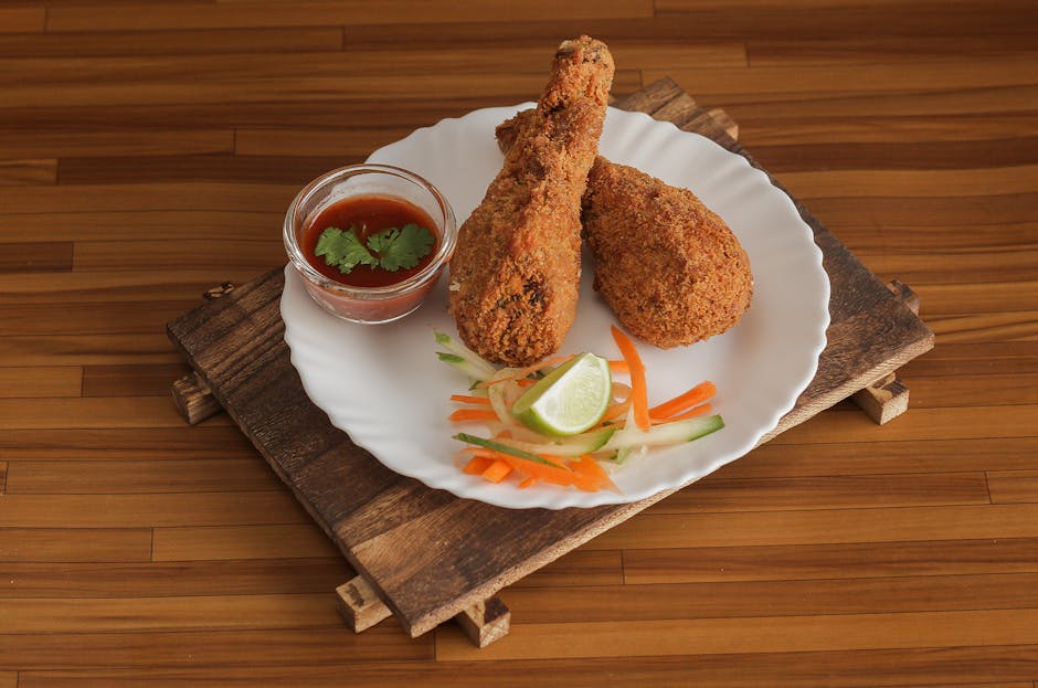 Sprø kyllinglår med panko og hoisinsaus