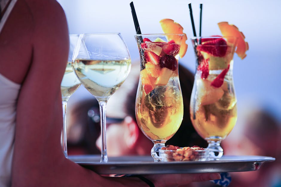 Forfriskende vin- og fruktbrus