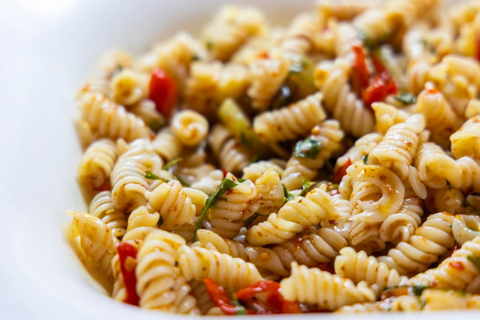 Frisk hagepasta med bocconcini