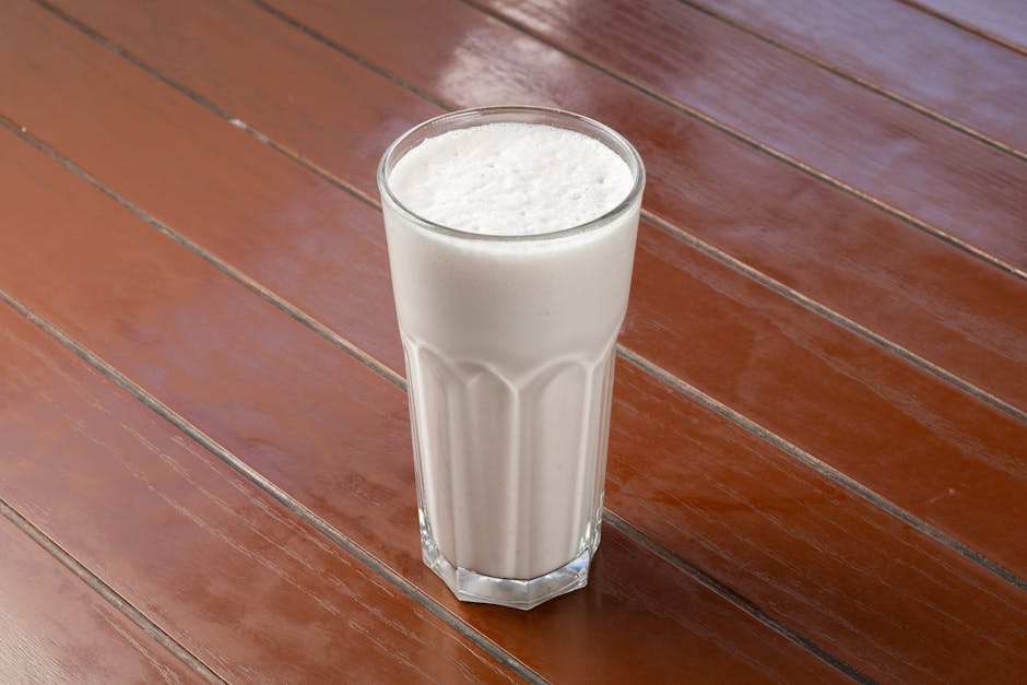 Kremet malt milkshake