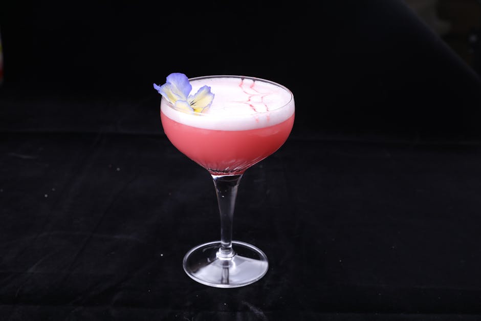 Pink Whiskers cocktail
