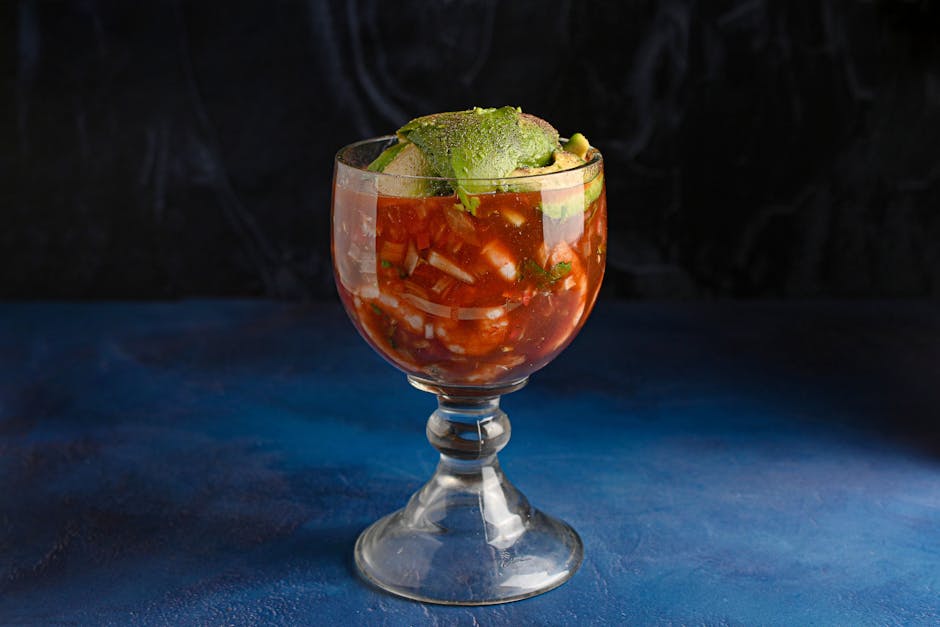 Meksikansk sjømatcocktail med avokado