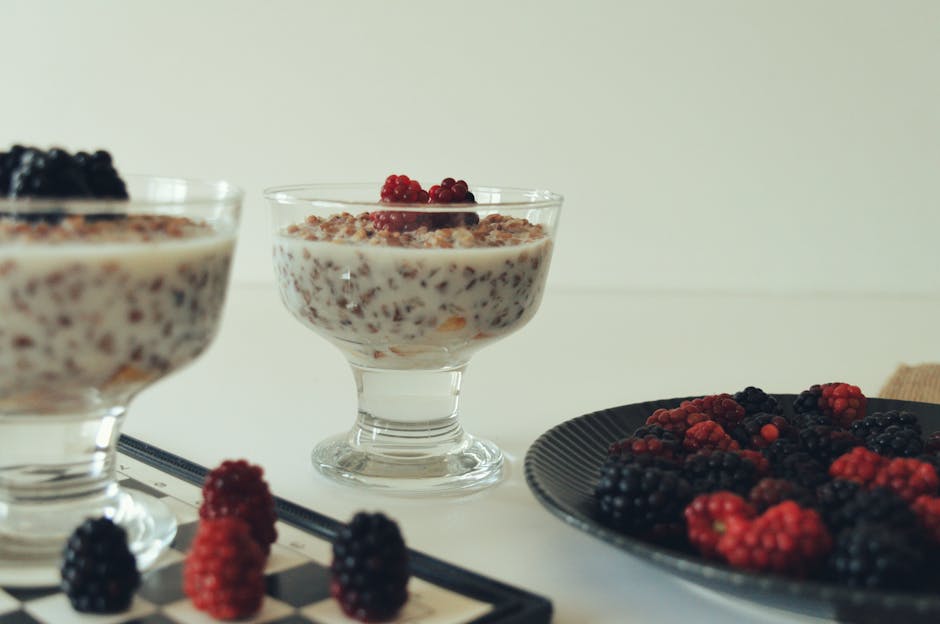 Bjørnebær-, sitron- og ingefærkjeksfromasj