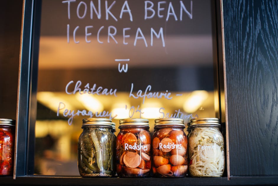 Syltede grønne bønner med dill