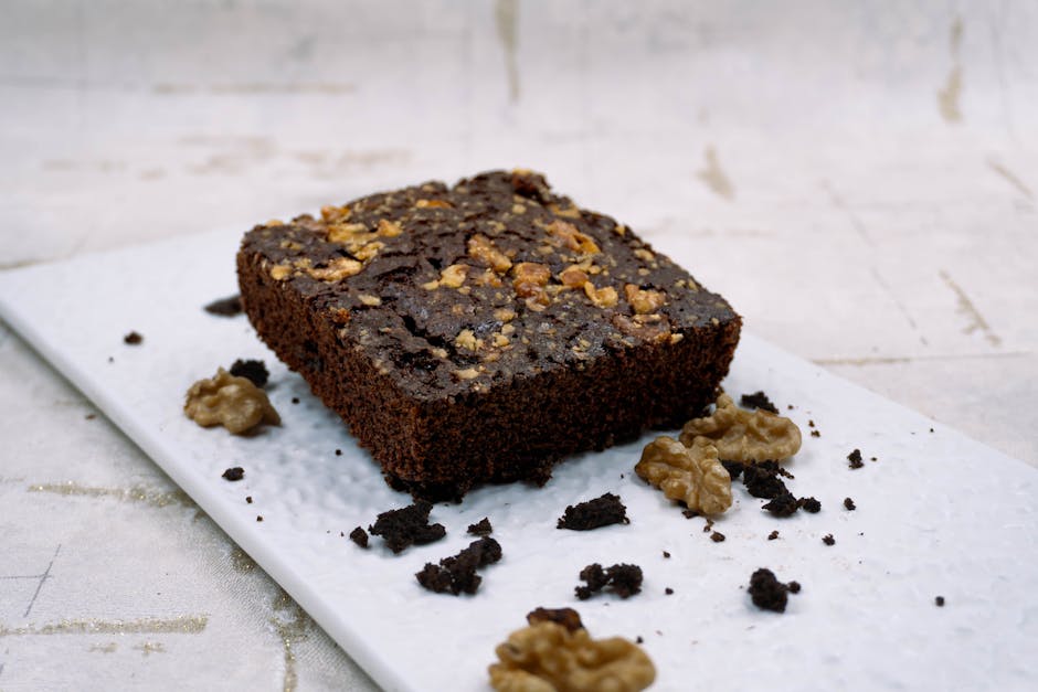Dekadente fudgebrownies med valnøtter