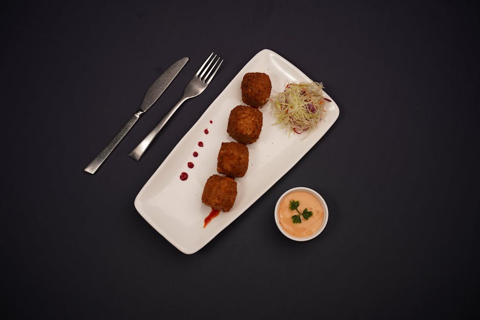 Sprø rosenkål med panko og tahinsaus