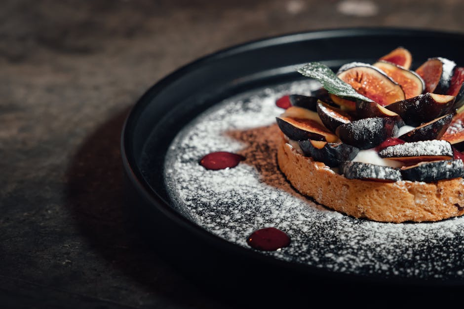 Franske Merveilles med kvede og fiken