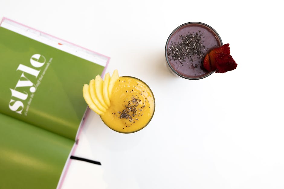 Frisk bærsmoothie med mango